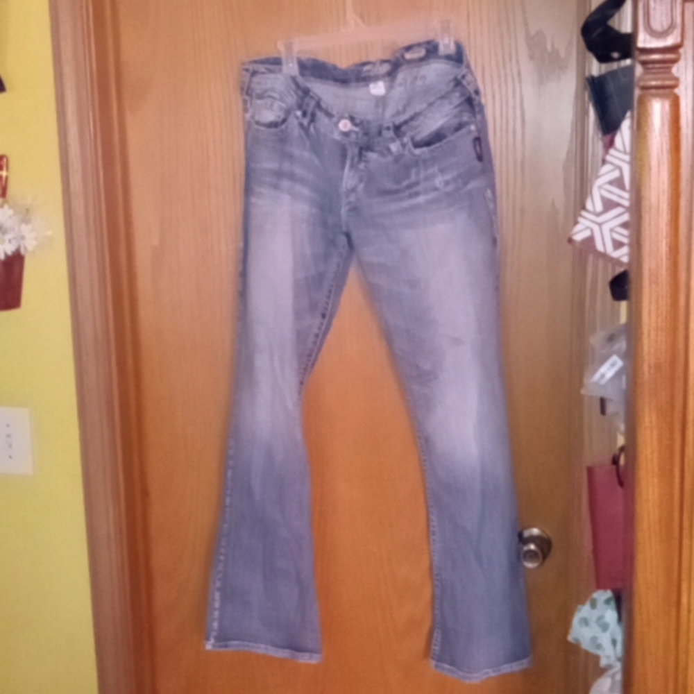 Silver jeans